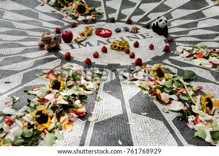 Imagine - strawberry fields forever, Central Park New York