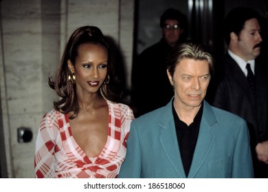 Iman And David Bowie At The Film Society Of Lincoln Center Honors For Susan Sarandon, NY 5/5/2003