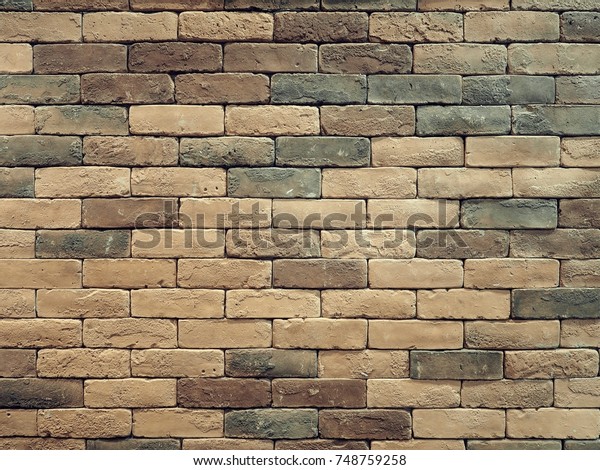 Imitation Fake Old Brick Wall Texture Stock Photo Edit Now
