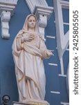 Immaculate heart of Mary Catholic religious statue