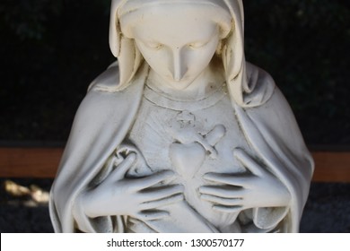 Immaculate Heart Of Mary Statue 