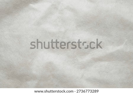 The immediate surface area of ​​the tissue paper.