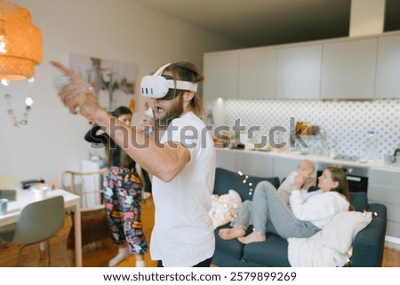 Image, Stock Photo Immerse yourself in virtual worlds