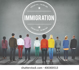 Immigration People Diversity Asylum Concept