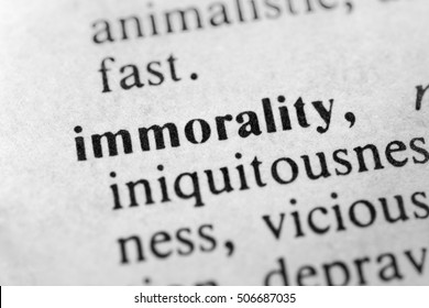 term paper on immorality