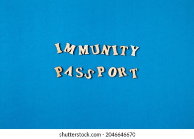 Immunity passport certificate Coronavirus Covid-19 to stop lockdown, after vaccination.