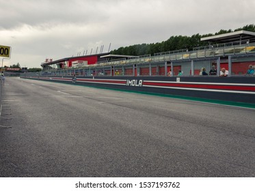 IMOLA / BOLOGNA / ITALY - JULY 22 2018 : Race Track Of The 