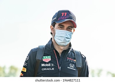 Imola, Italy. 15-18 April 2021. Formula1 World Championship. Gran Prix Of Made In Italy And Emilia Romagna. Sergio Perez, Red Bull.