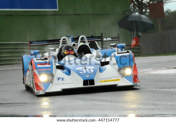 Imola,\
Italy May 17, 2013: Lola B11/40 - Judd of DKR Engineering Team,\
driven by O. PORTA / R. BRANDELA / B. DELHEZ, in action during the\
European Le Mans Series - 3 Hours - Imola,\
Italy