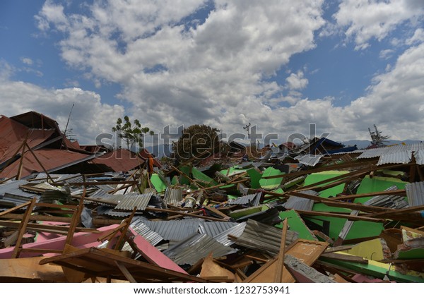 Impact Earthquake Tsunami Palu Sigi Donggala Stock Photo Edit Now