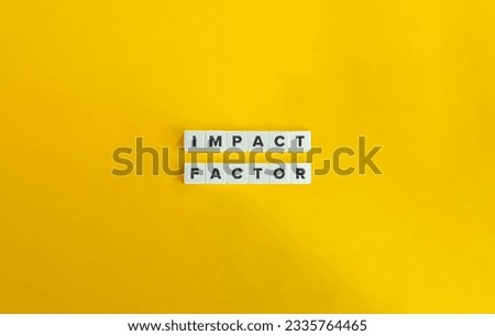 Impact Factor Term and Concept Image.