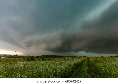 impending squall with rain,  impending hurricane,
impending rain, approaching storm, Prairie Storm, the storm is coming, approaching storm, thunderstorm, tornado, mesocyclone, climate, Shelf cloud