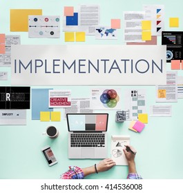 Implementation Accomplish Installing Perform Concept