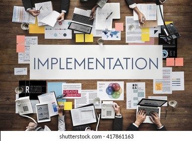 Implementation Accomplish Installing Perform Concept