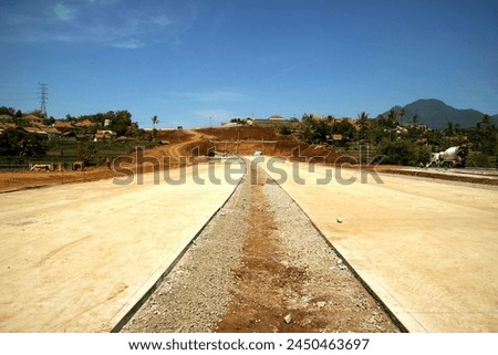 implementation of road construction with rigid pavement
