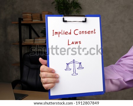 Implied Consent Laws phrase on the page.

