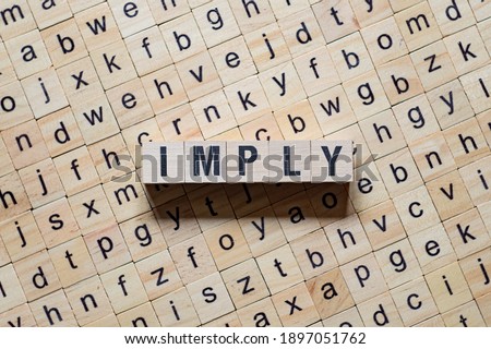 Imply word concept on cubes