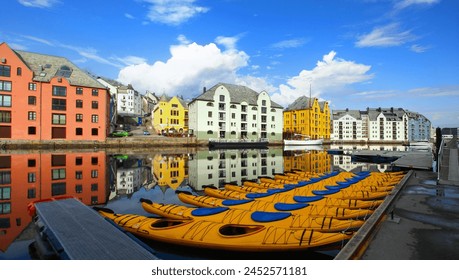 Ålesund, important fishing port on the Norwegian Sea - Norway - Powered by Shutterstock