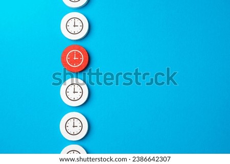 An important point in the schedule. Get off schedule. Failure to meet the deadline. Take a break. Stop the routine. Being stopped. Failing to meet deadlines