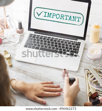 Important Priority Issues Order Effciency Graphic Concept
