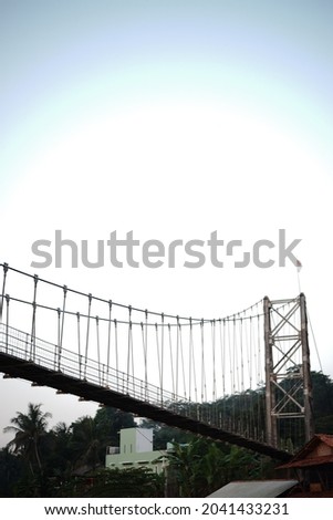 the important structures for humanity called bridge.