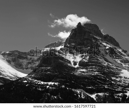 Similar – Image, Stock Photo Bow Glazier / Bow Glacier
