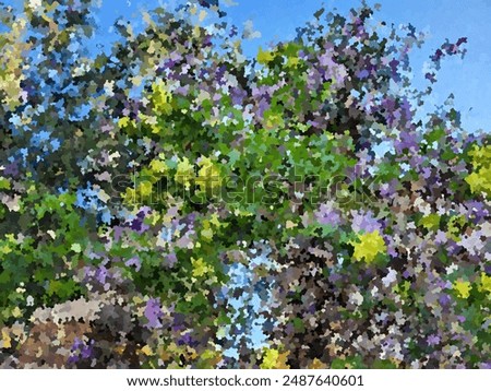 Impressionistic  flowers for Impressionism Wall Art: Prints, Paintings and Posters