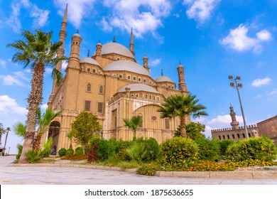 The impressive Alabaster Mosque in the city of Cairo, in the Egyptian capital. Africa