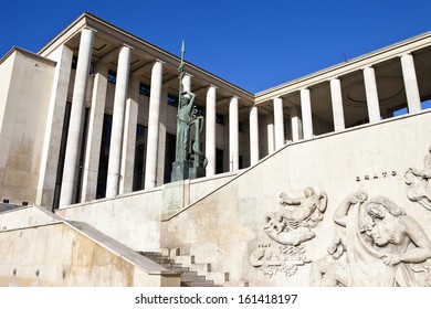 The Impressive Exterior Of Palais De Tokyo In Paris.