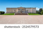 The impressive Royal Palace of Oslo, Norway