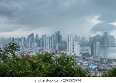 Impressive Skyline Of Panama City, Central America