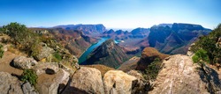 Impressive View Of Three Rondavels And The Blyde River Canyon In South Africa