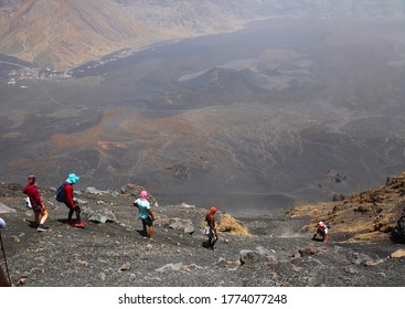 The Impressive Volcano Pico Do Fogo In Cape Verde, Africa