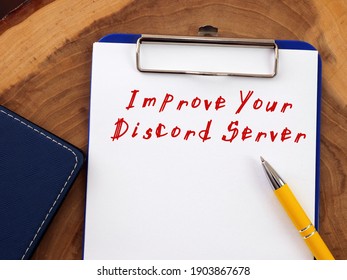  Improve Your Discord Server inscription on the sheet.