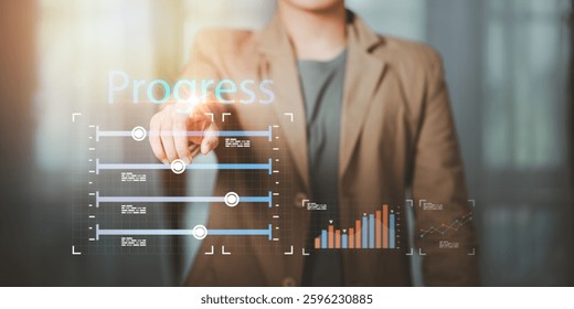 Improvement and development from indicators to develop towards goal ,tracking progress and managing work, Project development and workflow efficiency in business operations ,Industry growth process