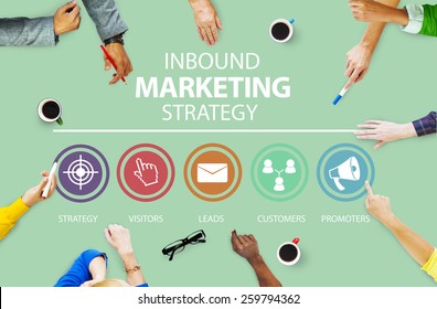 Inbound Marketing Strategy Advertisement Commercial Branding Stock ...