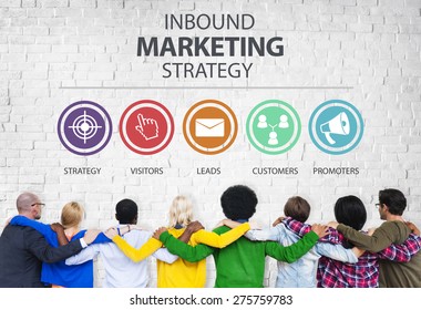 Inbound Marketing Strategy Advertisement Commercial Branding Stock ...