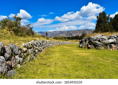 Inca High Way Or Inca Old Road In Cusco,Peru. 