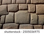 Inca stone walls in Cusco, Peru, a remarkable example of Inca architecture and craftsmanship