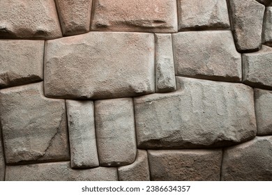 Inca stone walls in Cusco, Peru, a remarkable example of Inca architecture and craftsmanship