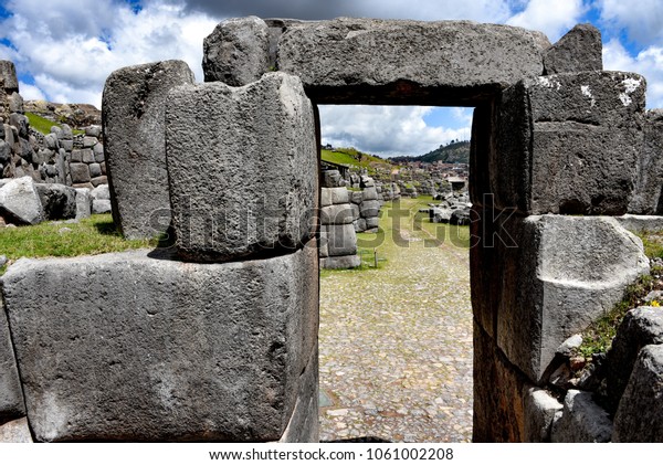 Foto De Stock Sobre Inca Stone Walls Sacsayhuaman