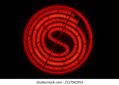 Incandescent Spiral In Induction Furnace