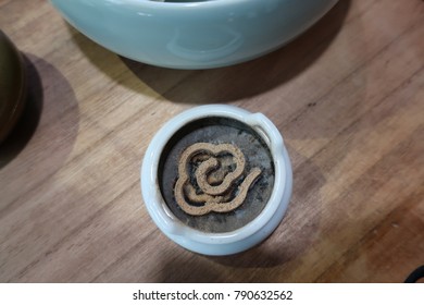 Incense Shapes In Chinese Teahouse