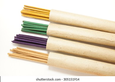 Incense Sticks Isolated With Paper Package