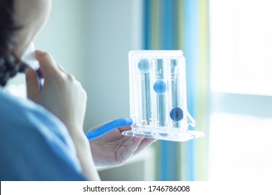 Incentive Spirometer Inhalation Exercise Pulmonary Alveoli Restore Breath Training Lung Capacity Physical Therapy Covid19