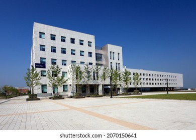 Incheon, Korea - July 5, 2015 : Yonsei University International Campus Building