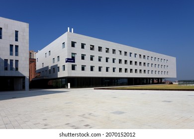 Incheon, Korea - July 5, 2015 : Yonsei University International Campus Building