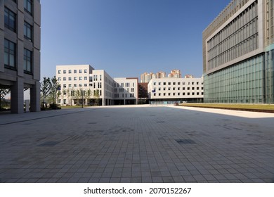 Incheon, Korea - July 5, 2015 : Yonsei University International Campus Building