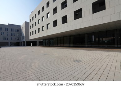 Incheon, Korea - July 5, 2015 : Yonsei University International Campus Building