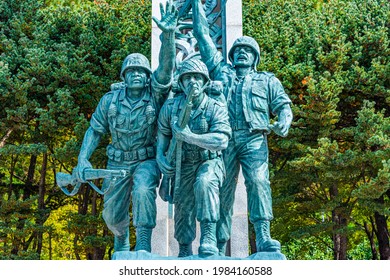 INCHEON, KOREA, OCTOBER 25, 2019: Incheon Landing Operation Memorial Hall In Republic Of Korea